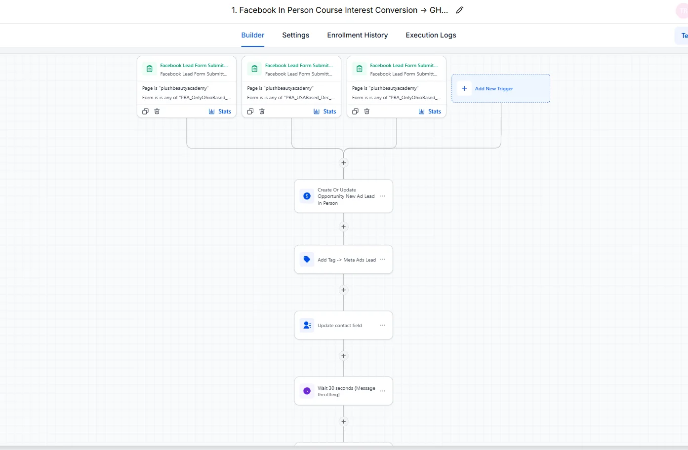 Full GHL System Build for a Beauty Coaching Business, screenshot 8